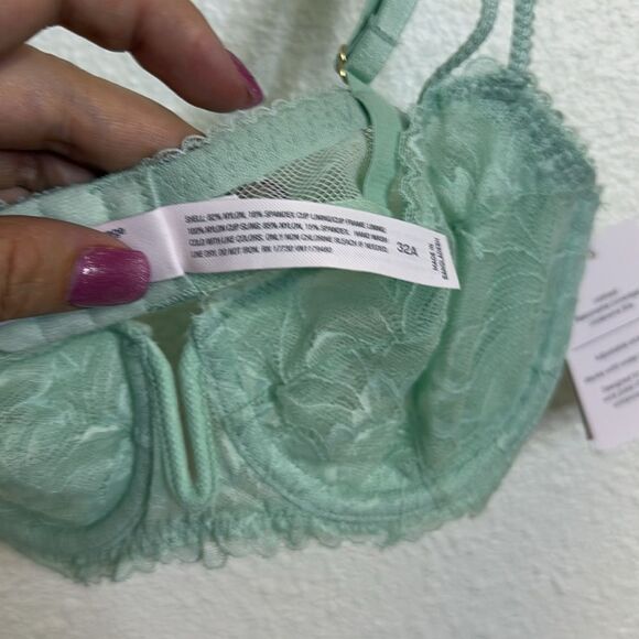 NWT- Auden-mint green lace bra -size 32A - Picture 5 of 8
